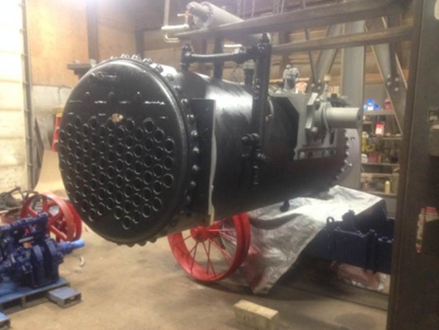 Boiler ready for installation