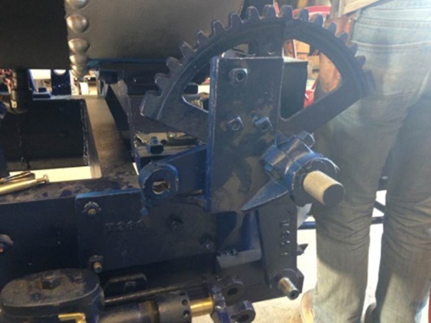 Steering quadrant installed