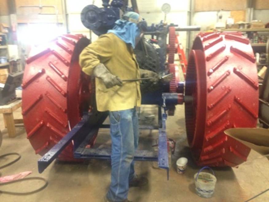 Lawrence pouring filler