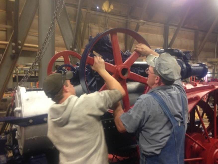 Installing the fan pully drive wheel