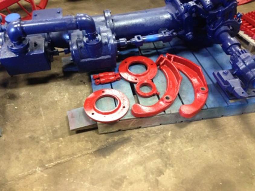 Parts ready for assembly