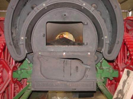 Completed rear smoke box