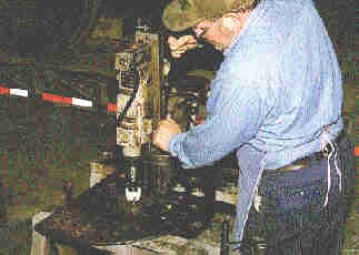 Drilling flue holes