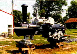 Painted boiler