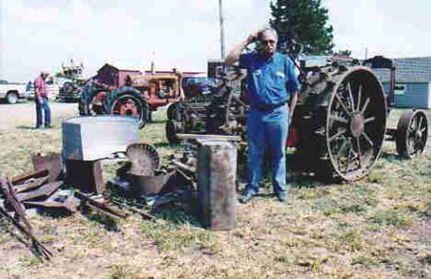 Tractor at Joe Harper's sale